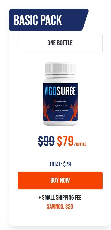 vigosurge 1 bottle price male supplement